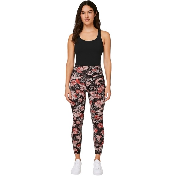 Lululemon Wunder Under Hi-Rise Tight 25 Wildflower Print Size 6 - Picture 1 of 9